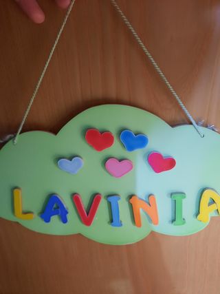 Lavinia Targhetta Nuvola Cuori
