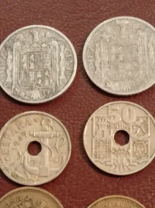 Lote monedas pesetas españolas