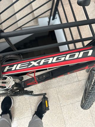 Bicicleta talla M con sillen adaptable y manillar