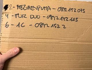 Pack de 12 espumas poliuretano WÜRTH