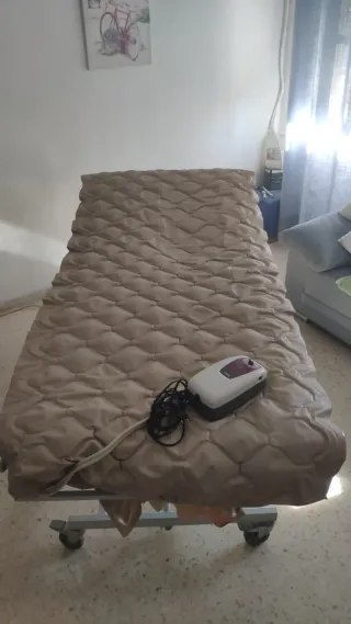 Cama articulada metálica