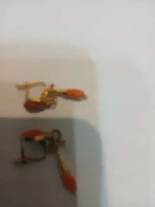 Pendientes Oro 18k Coral