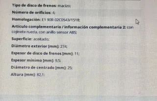 Disco de Freno Delphi BG9029RS ABS