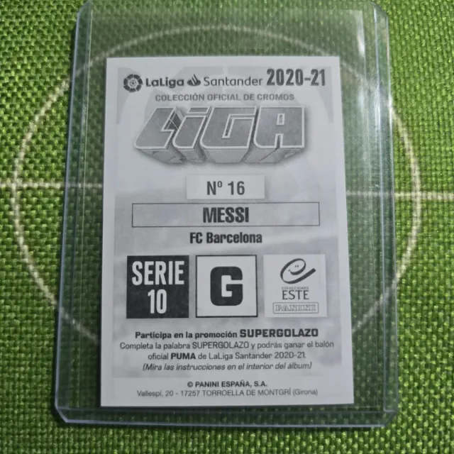 Messi Auto Panini Coleccion Este 2020-21