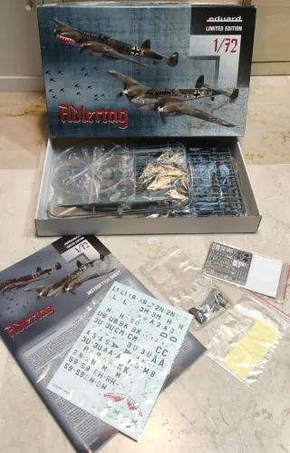 Maqueta Eduard Bf110 Adlertag 1/72 Edición Limitad
