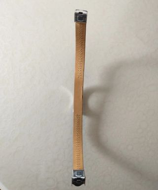 Pulsera Lotus Piel Marrón y acero