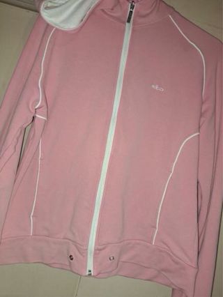 Chaqueta Miteo rosa con capucha