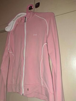 Chaqueta Miteo rosa con capucha