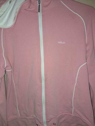 Chaqueta Miteo rosa con capucha