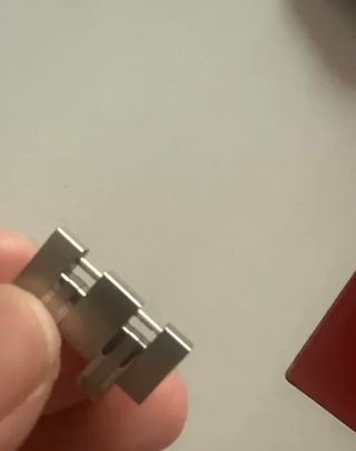 Eslabones Omega Seamaster Plateados de acero