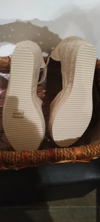 Alpargatas Beige Talla 37