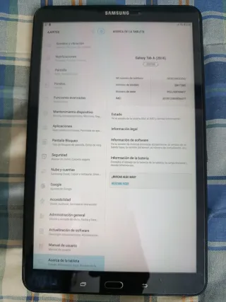 Samsung Galaxy Tab A (2016) Negra
