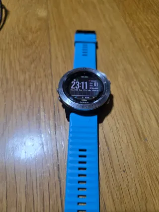 Relógio Garmin Fénix 3 HR Prata/Azul