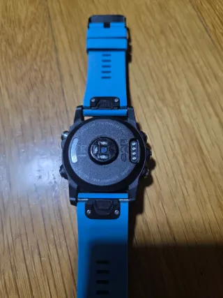 Relógio Garmin Fénix 3 HR Prata/Azul