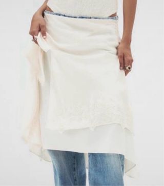 Falda midi Pull&Bear