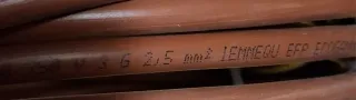 Cavo elettrico 3x2,5mmq 6 metri