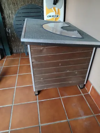 Caseta para perros grande de madera, modelo Nevada