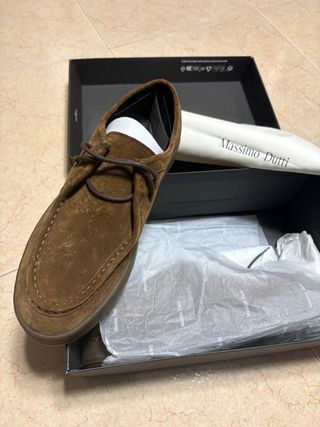 Zapatos Massimo Dutti Piel Marrón Talla 44