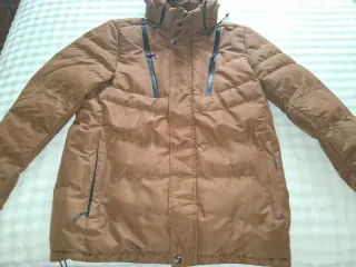Parka hombre marrón