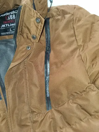 Parka hombre marrón