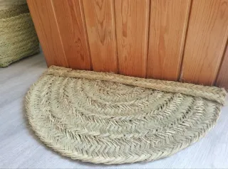 Tappeto Mezzaluna in Fibra Naturale Stile Boho