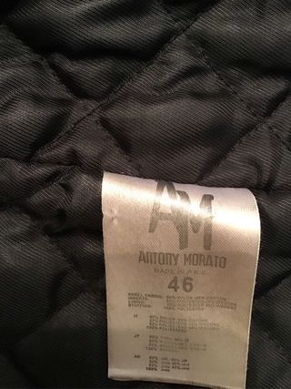 Chaqueta TONI MORATO Negra Talla L / 50