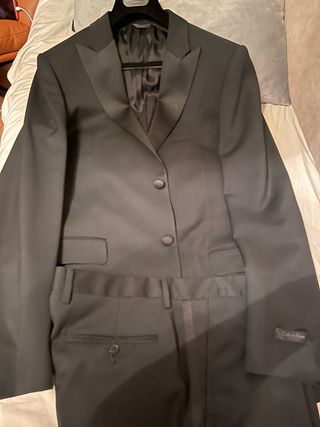 Traje Calvin Klein Negro collection