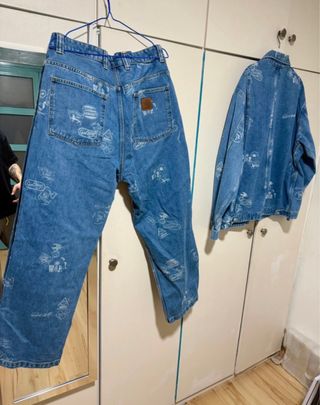 Conjunto Carhartt XL Vaquero Estampado Nuevo