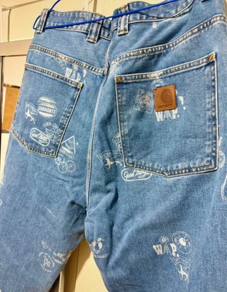 Conjunto Carhartt XL Vaquero Estampado Nuevo