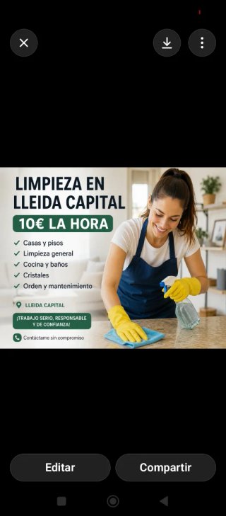 Servicio de limpieza