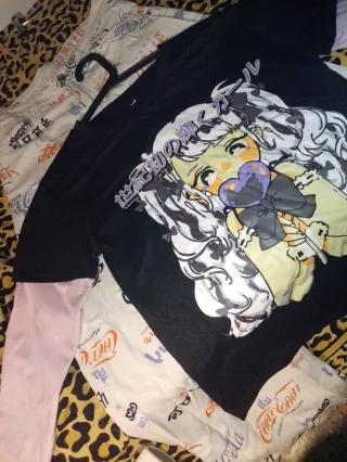 Camiseta Anime Niña Talla S