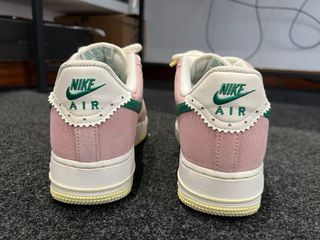 Zapatillas Nike Air Force 1 Rosa y Verde