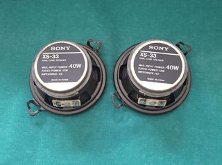 Pequenas Colunas vintage, marca Sony XS-33 - 40W