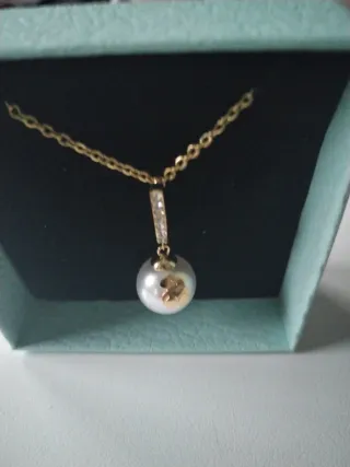 Conjunto Tous Osito Perla y Oro original