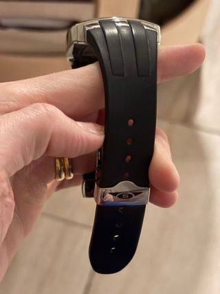 Reloj Sandoz plateado y negro