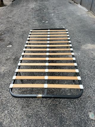 Somier Metálico con Láminas de Madera