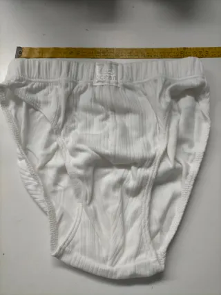 Slip Ocean Blanco Algodón Talla M