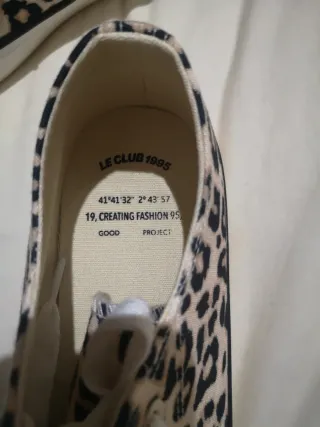 Zapatillas Lona Estampado Animal Print