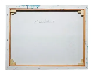 Cuadro óleo original moderna paisaje