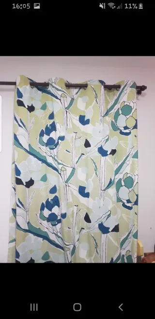 Cortinas opacas 2 patas