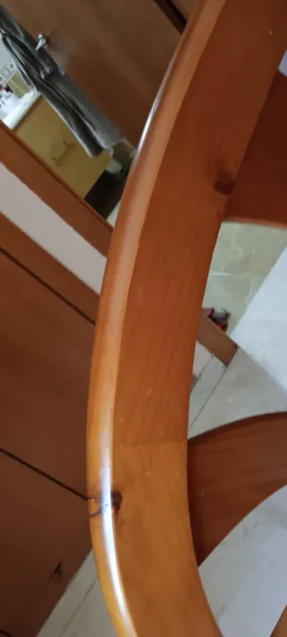 Cabecero de matrimonio de madera