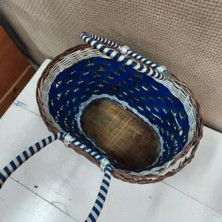 Bolso Canasto Vintage Años 70