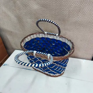 Bolso Canasto Vintage Años 70