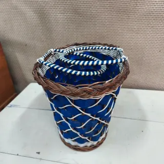 Bolso Canasto Vintage Años 70