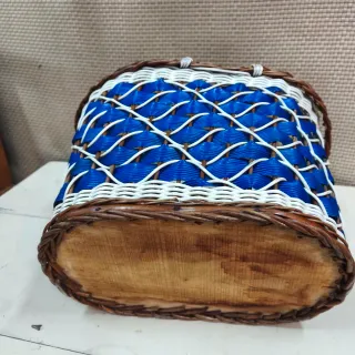 Bolso Canasto Vintage Años 70
