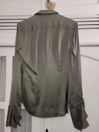 Camicia Ralph Lauren Verde Oliva Donna