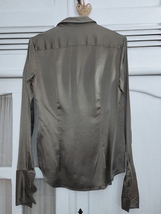 Camicia Ralph Lauren Verde Oliva Donna