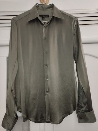 Camicia Ralph Lauren Verde Oliva Donna