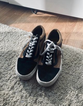 Sapatilhas Vans Castanho e Preto