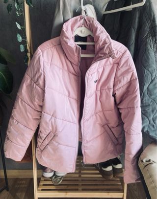 Casaco acolchoado rosa Vans